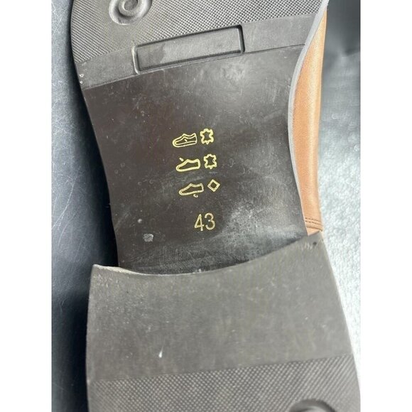 Interview Vintage Turkish Brown Leather Stretch Ankle Chelsea Boots 43 or US 9 - Picture 5 of 6